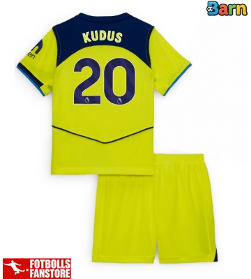 Tottenham Hotspur Mohammed Kudus #20 Tredje Tröja Barn 2025-26 Kortärmad (+ Korta byxor)